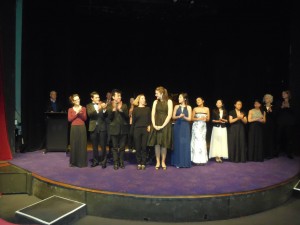 Finalists with adjudicator Mr Stephen Mould
